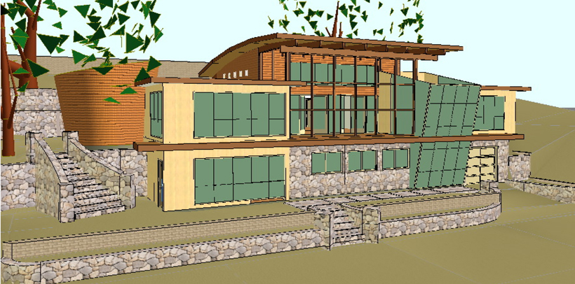 Lakeside Addition & Wholehouse Remodel, ENR architects, Granbury, TX 76049 - CAD Northeast Wood